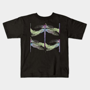 Dragonfly March Kids T-Shirt